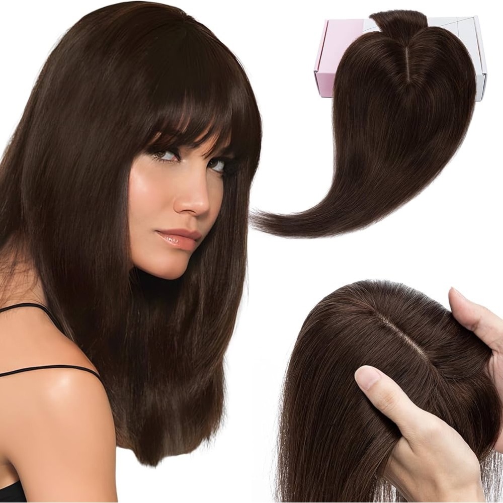 NEW Hair Topper with Bangs